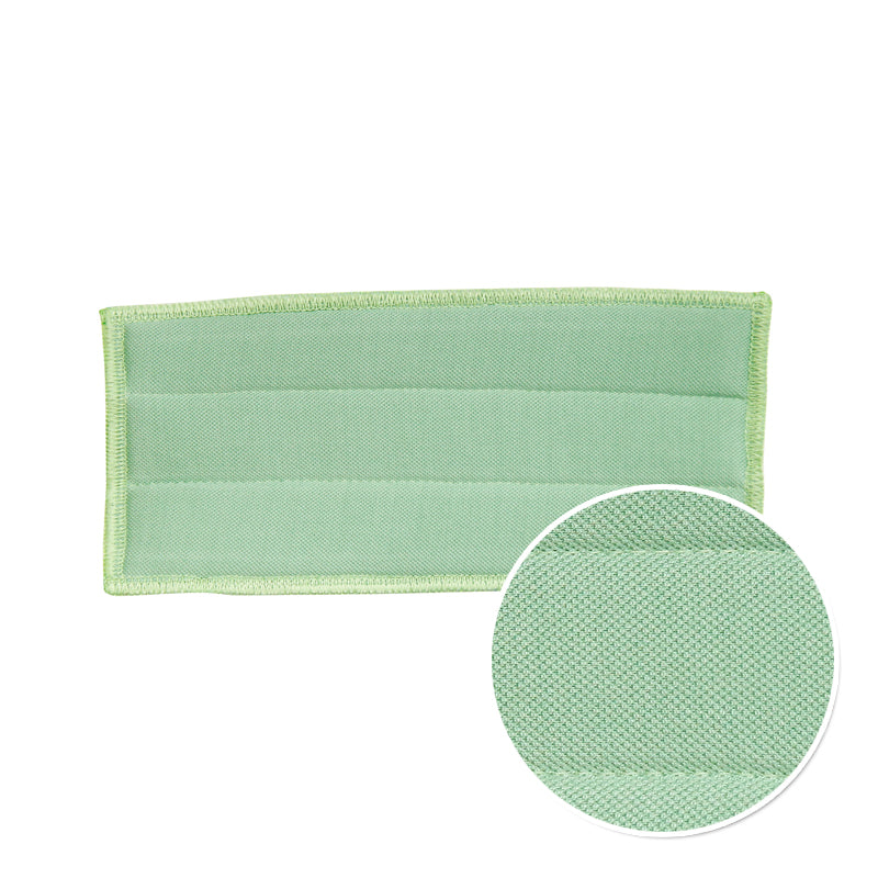 IPC Pulex 10in/25cm Green Microfiber Glass Cleaning Pad - Streak-Free Window & Mirror Cleaner for Home, Office, and Car Use