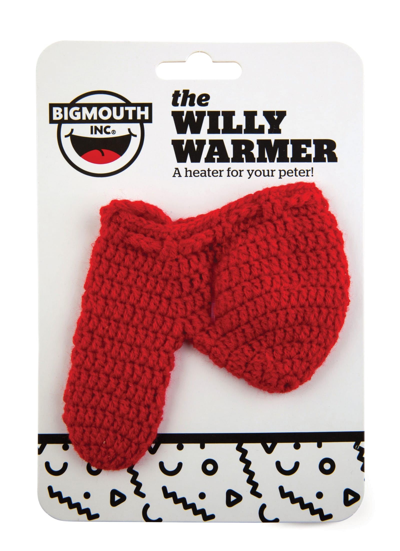 BigMouth Inc. The Willy Warmer - Hilarious Novelty Gift for Men, Perfect for Christmas Stocking Stuffers, White Elephant Parties & Bachelor Party Gags