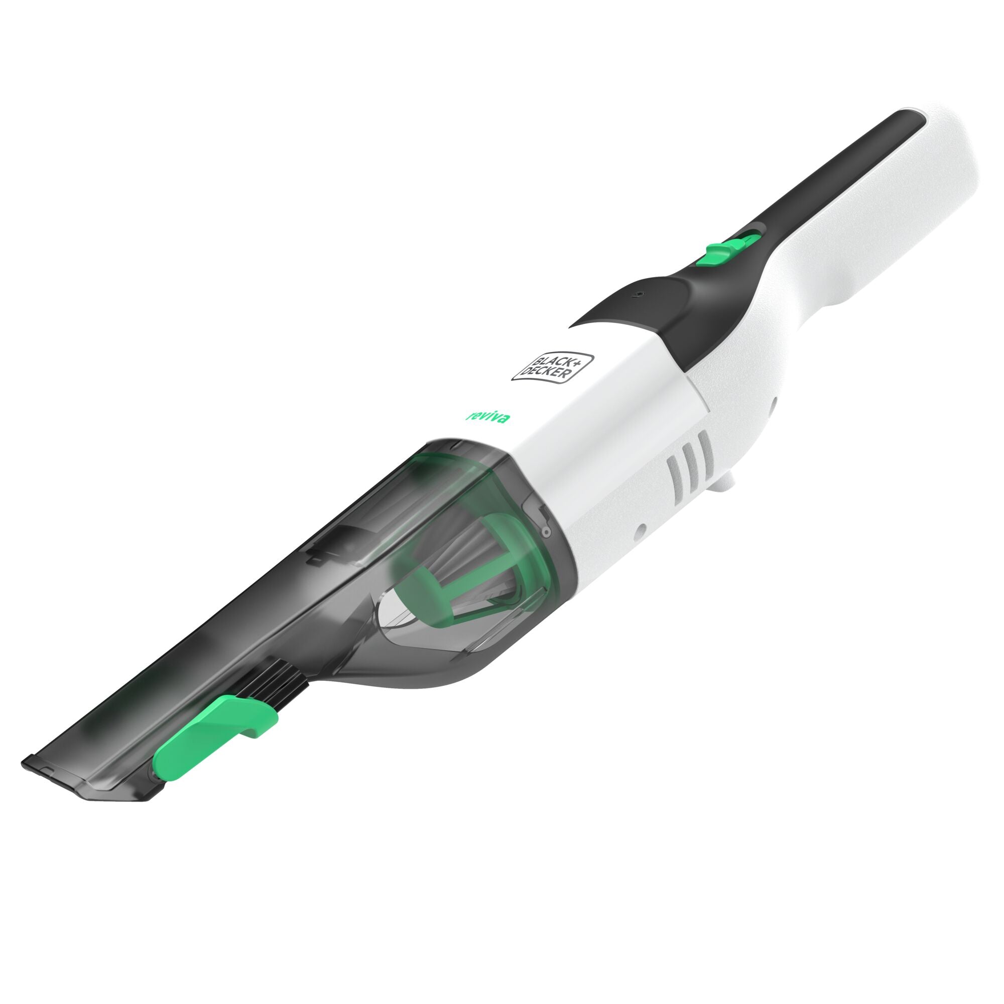 Reviva™ 8V MAX Cordless Handheld Vacuum Cleaner with Charger, HEPA Filter & Crevice Tool - Perfect for Car, Home & Pet Hair Cleaning