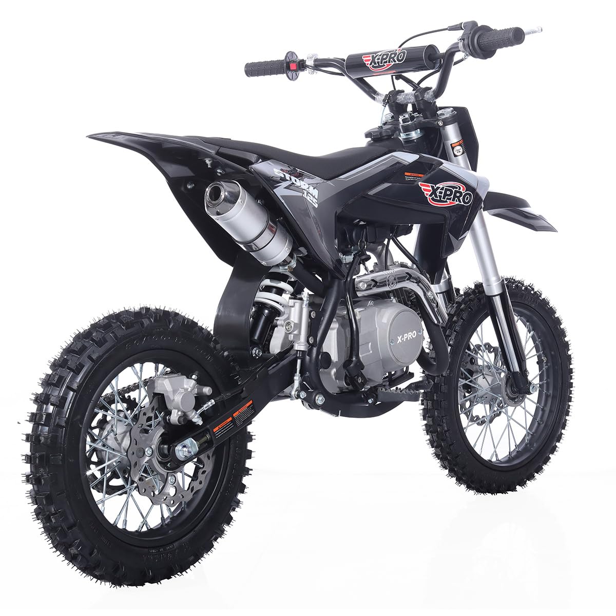 X-PRO Storm 125cc Kids Dirt Bike with Zongshen Engine | 4-Speed Manual Transmission | 14