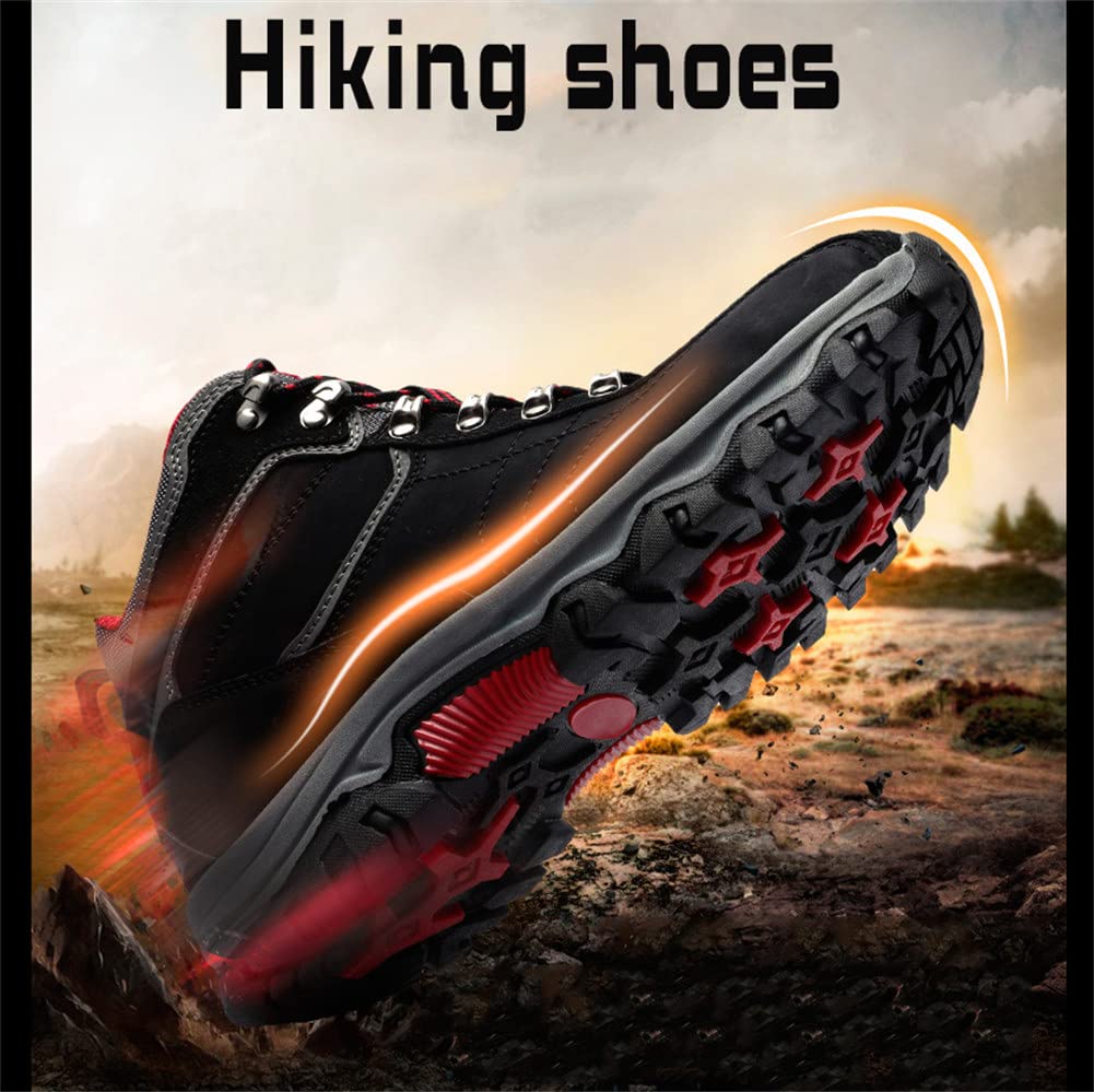 Men's Waterproof Hiking Boots - Lightweight Multi-Terrain Outdoor Shoes with Anti-Slip Lugs & Durable Camouflage Design for Trekking, Camping & Work | Comfortable Ankle Support for All-Day Wear
