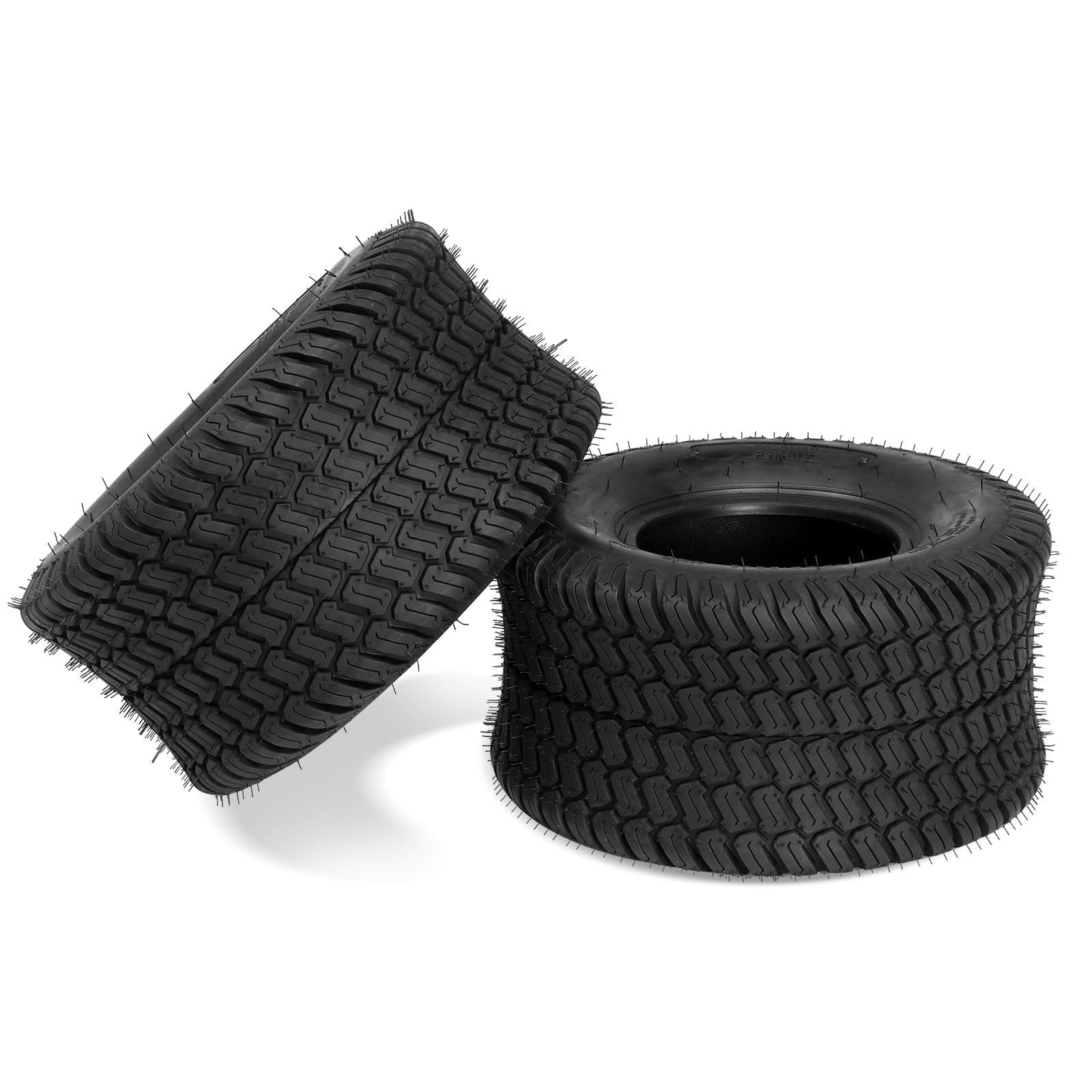 Motorhot Set of 2 18x9.5-8 Turf Lawn Mower Tires - 4PR Golf Cart & Tractor Turf Tires for Smooth Lawn Care & Landscaping