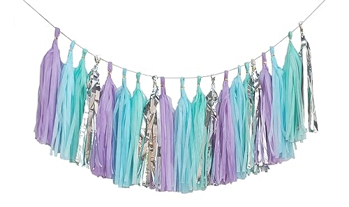 Lavender/Light Blue/Mint/Silver