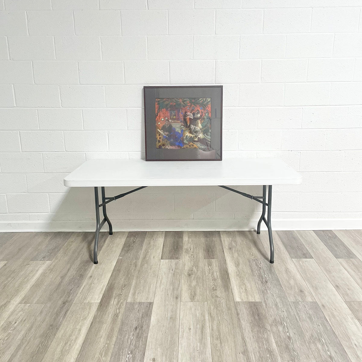 Blue Man in a Room - Signed and Dated 2006 Original Artwork - Perfect for Modern Home Decor & Art Collectors