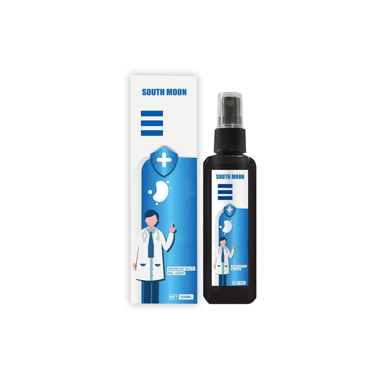 Anti-Inflammatory Wound Care Spray - 100ml First Aid Solution for Skin Repair & Healing | Family Health Essential for Cuts, Burns & Minor Injuries