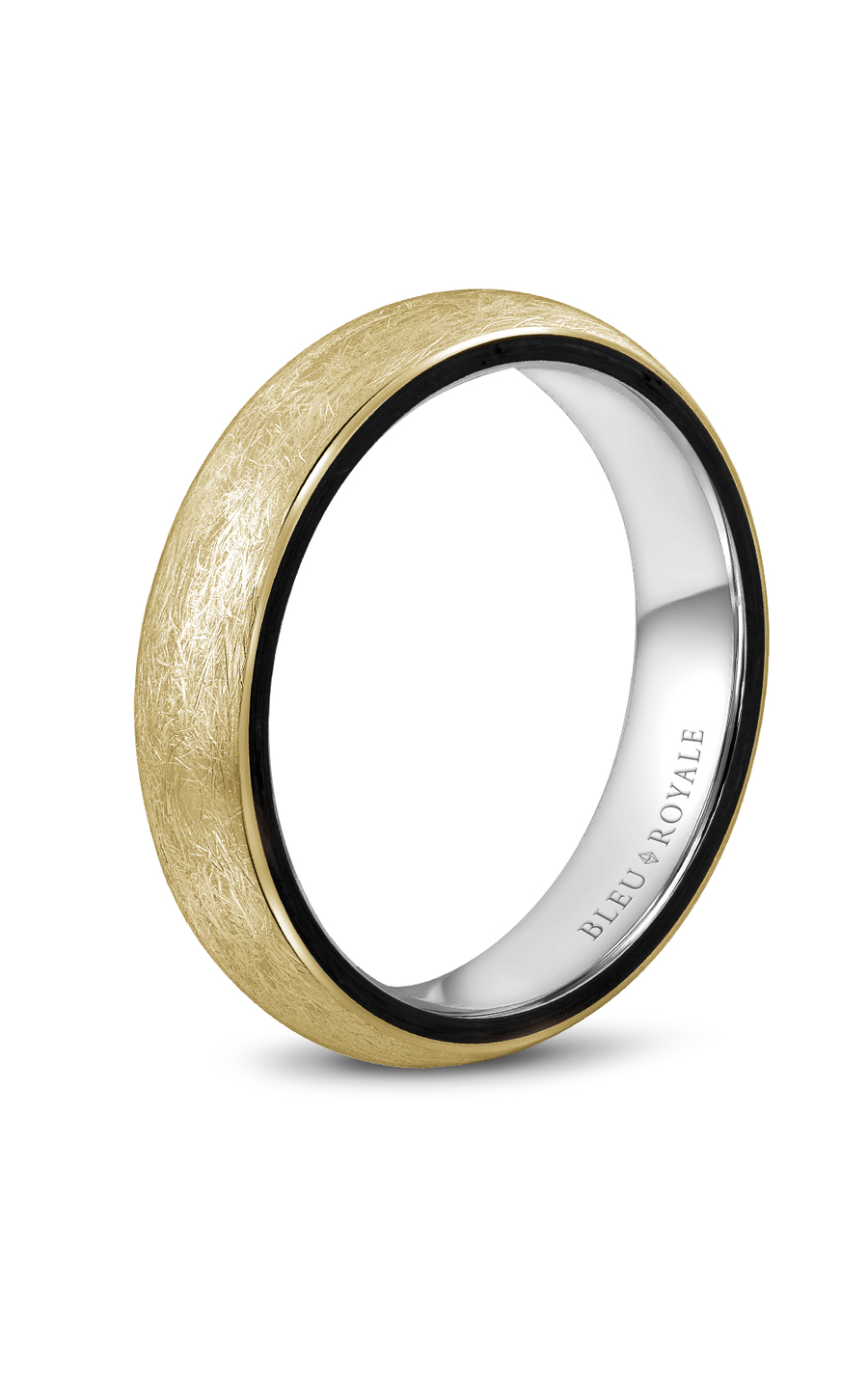 Bleu Royale Men's Wedding Band RYL 063YW5 - 14K Yellow Gold Classic Ring for Grooms & Engagement - Perfect for Weddings, Anniversaries & Special Occasions