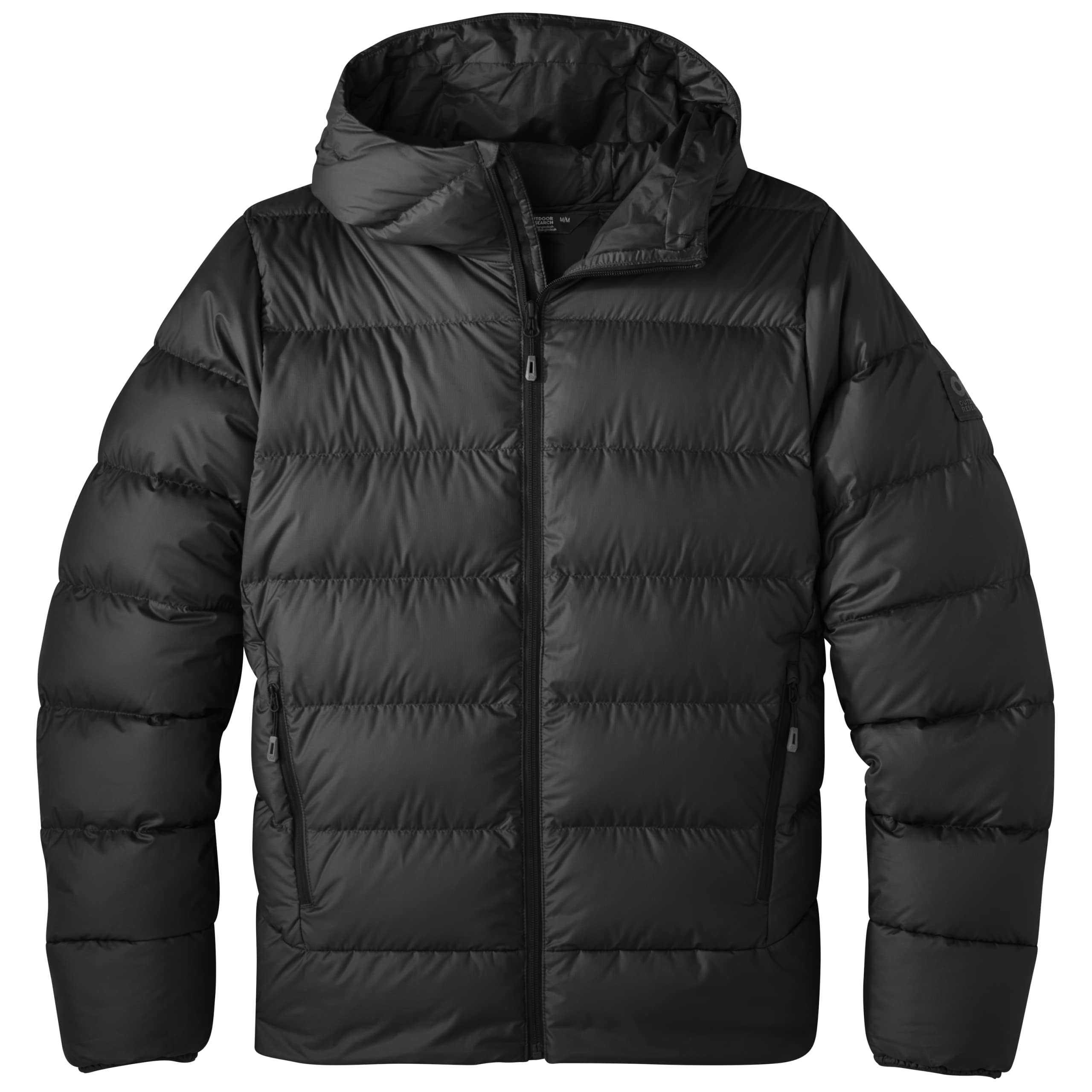 Outdoor Research Men's Coldfront Down Hoodie - Lightweight Insulated Winter Jacket for Hiking & Camping - Water-Resistant Down Parka for Cold Weather Adventures