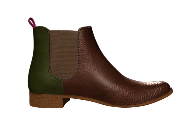 Women's Chelsea Ankle Boots - Waterproof Leather Mid Calf Booties for Fall Winter Fashion, Comfortable Slip On Shoes for Casual Outfits & Outdoor Walking