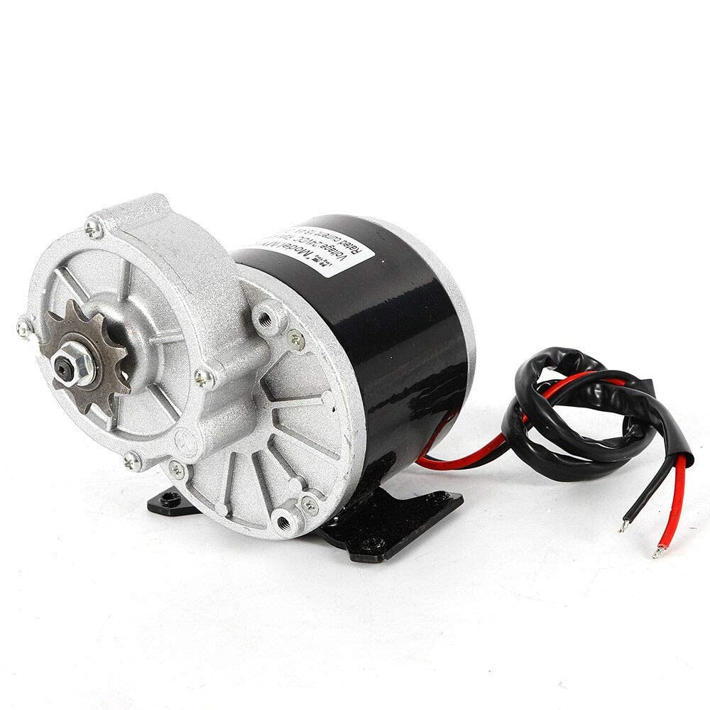 24V 350W MY1016Z3 Gear Reduction Electric Motor with 9T Sprocket - High Torque Brushless DC Motor for E-Bikes, Mini Bikes, Scooters & DIY Electric Vehicle Projects | Perfect for Commuting, Off-Road Adventures & Custom Builds