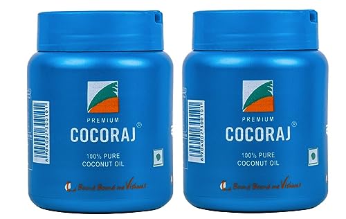 Premium Organic Coconut Oil for Cooking & Beauty - 100% Pure, Cold-Pressed, Chemical-Free - Ideal for Sautéing, Baking, Hair Care & Skin Moisturizing - 500ml Jar (Pack of 2) - Perfect for Healthy Cooking & Natural Beauty Routines