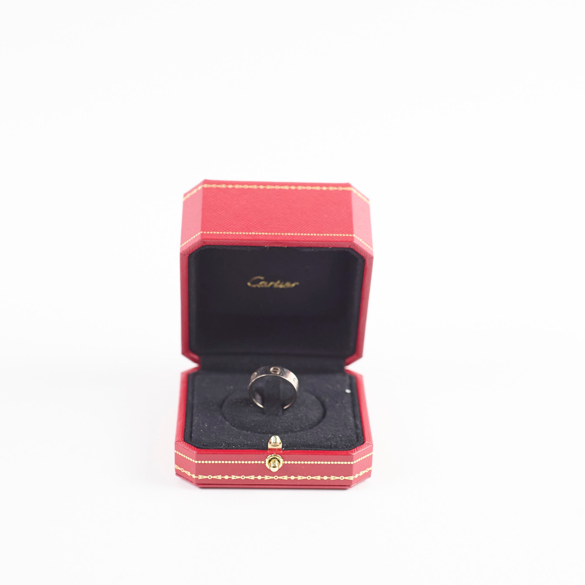 Cartier Love Ring 18K White Gold Size 52 - Classic Luxury Wedding Band for Engagement, Anniversary & Special Occasions