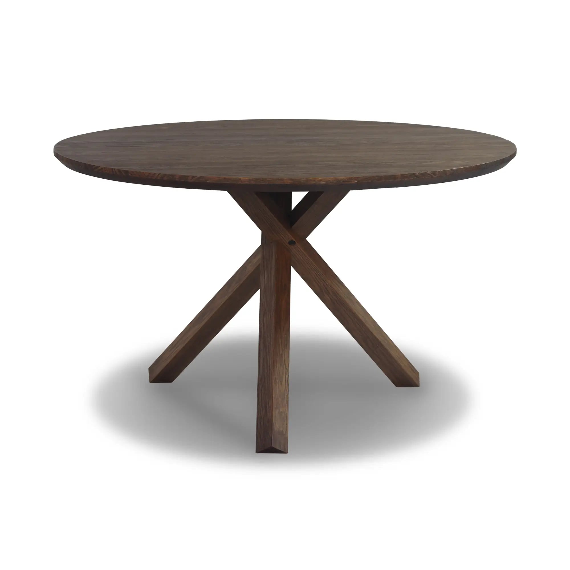 Stylish Cascais Round Dining Table - Modern Wooden Kitchen Table for 4-6 People | Perfect for Small Spaces, Breakfast Nooks & Cozy Family Meals