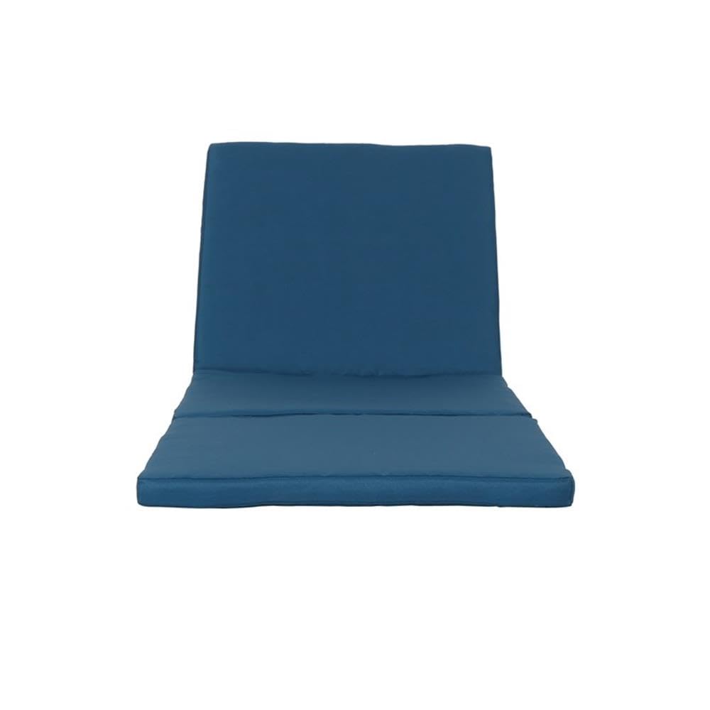 Christopher Knight Home 303849 Outdoor Chaise Lounge Cushion - Waterproof Patio Furniture Cushion for Poolside, Garden & Backyard Relaxation