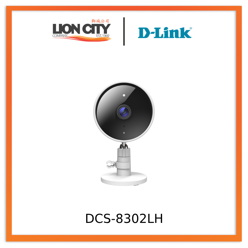 D-Link DCS-8302LH mydlink 2K Outdoor WiFi Security Camera - Weatherproof, Night Vision, Motion Detection for Home & Business Surveillance (Pre-Order)