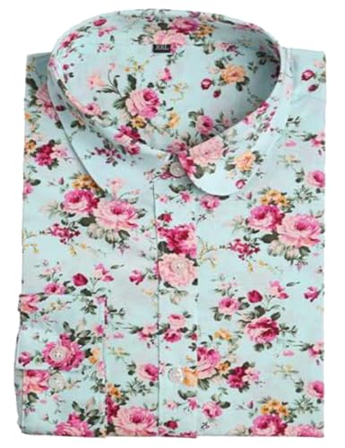 Turquoise Blue Floral