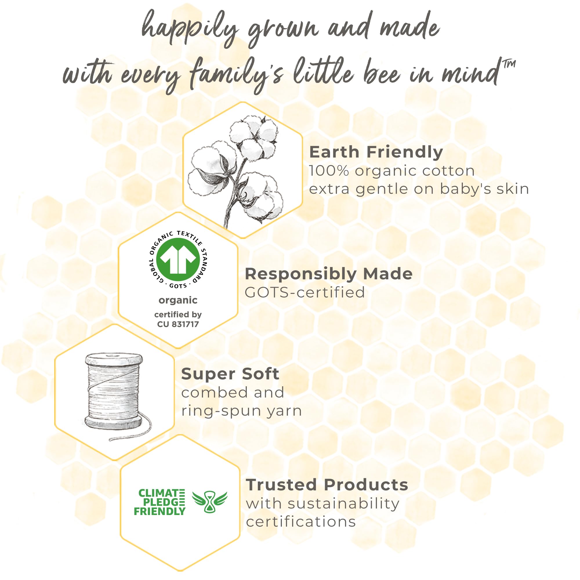 Burt's Bees Baby Beekeeper Wearable Blanket - 100% Organic Cotton Unisex Swaddle Transition Sack for Newborns & Infants - Lightweight 0.5 TOG or Medium Weight 1.5 TOG - Perfect for Safe Sleep, Nursery Essentials & Baby Shower Gifts