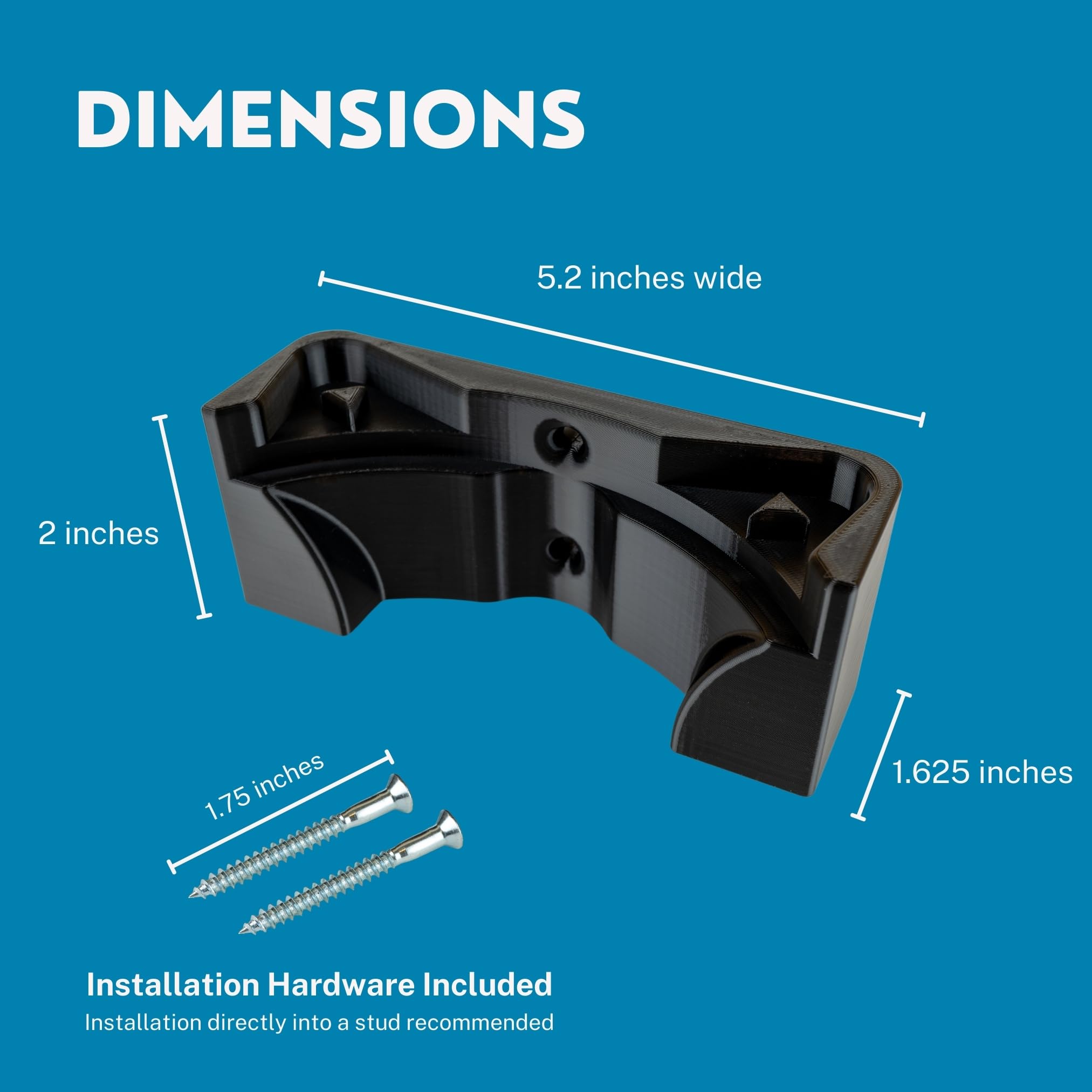 Heavy Duty Wall Mount Bracket for Milwaukee M18 Fuel Leaf Blower 2724-20/2724-21 - Garage & Shed Storage Hook Holder - Black - Perfect for Workshop Organization and Outdoor Equipment Storage