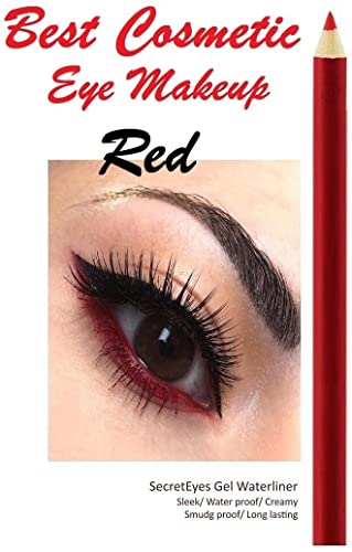 Professional Long Lasting Red Pencil Kajal Eyeliner - Waterproof & Smudge Proof for All-Day Wear | Perfect for Parties, Weddings & Special Occasions