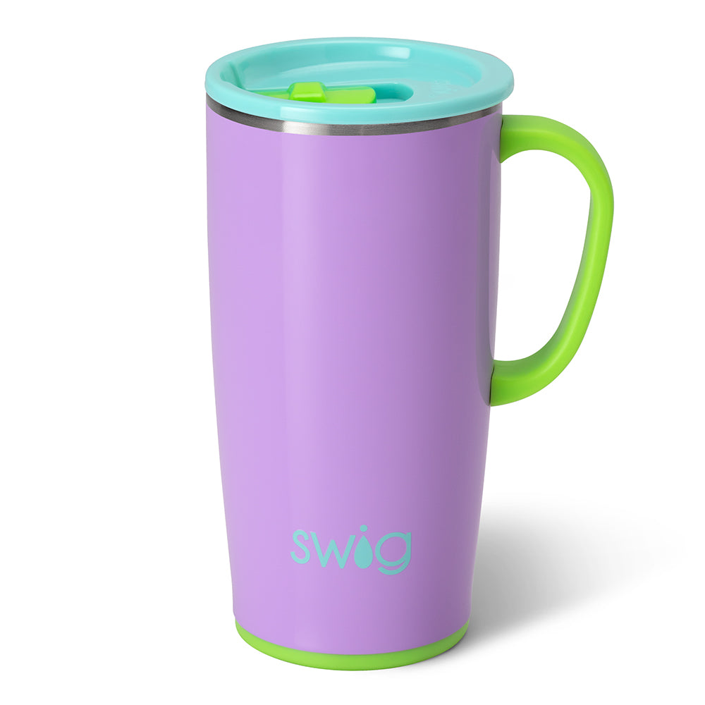 22oz Insulated Travel Mug with Leak-Proof Lid - Stainless Steel Vacuum Flask for Hot & Cold Beverages - Perfect for Commuting, Hiking, and Office Use