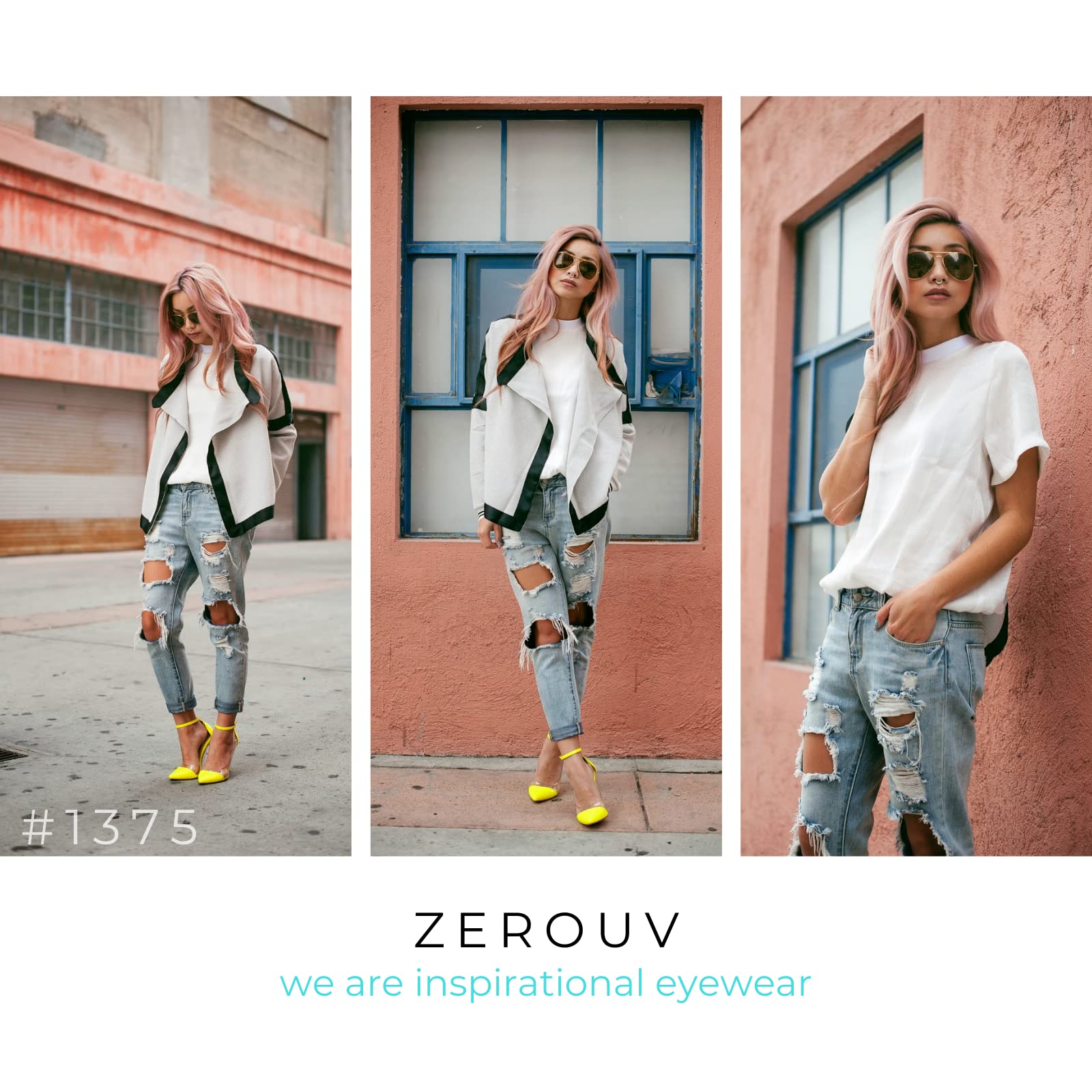 ZeroUV Full Mirror Aviator Sunglasses - Polarized Metal Frame UV400 Protection for Men & Women - Perfect for Driving, Beach, and Outdoor Activities