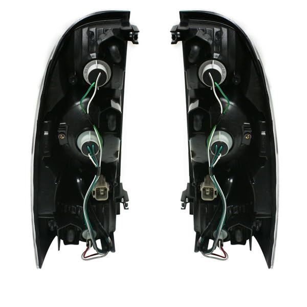 CAPA 09-15 Toyota Tacoma LED Taillights Set - Pair of Left & Right Rear Brake Lights with Bulbs | Durable Replacement for Pickup Truck | Perfect for Night Driving & Enhanced Safety