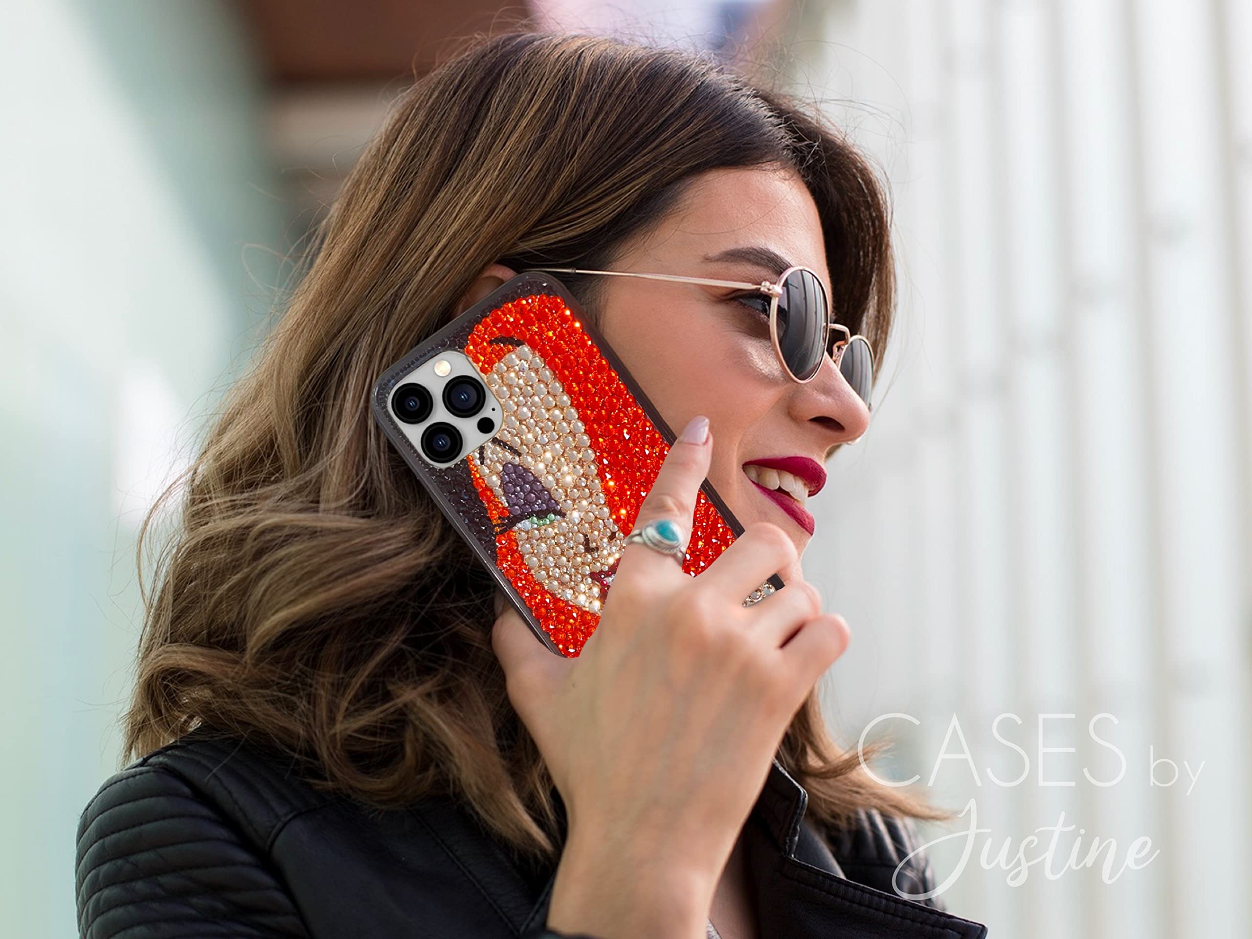 Jessica Rabbit Rhinestone Glitter Phone Case for Samsung Galaxy S21 FE - Trendy Protective Cover for Women, Girls | Perfect Gift for Birthday, Christmas & Daily Use