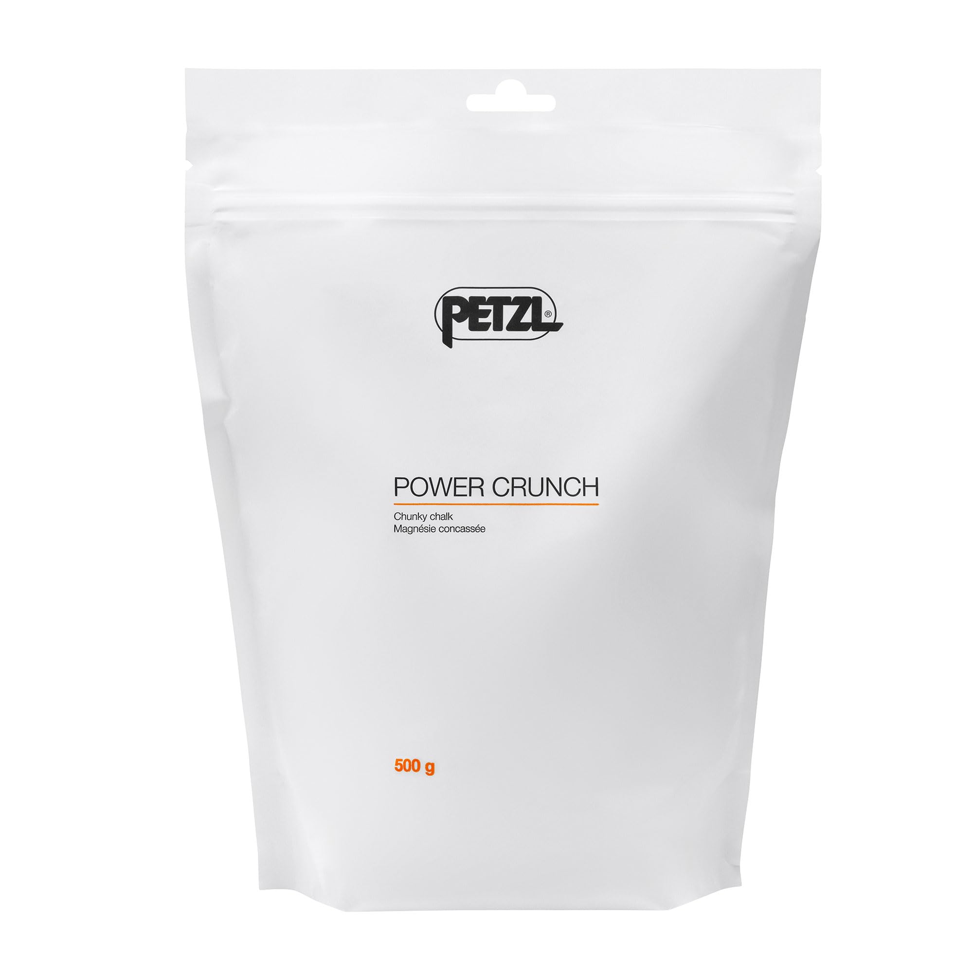 Petzl Power Crunch Chalk 500g - Premium Climbing Chalk for Better Grip | Ideal for Rock Climbing, Bouldering & Weightlifting