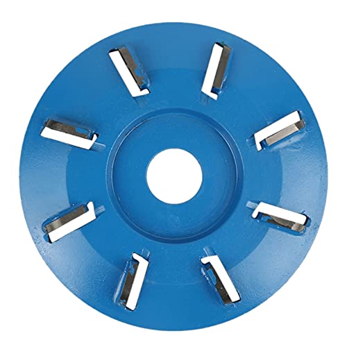 BALAX 90mm 8-Tooth Woodworking Turbo Digging Disc - Wood Carving Milling Cutter for DIY Projects, Furniture Making & Crafting - Perfect for Angle Grinders & Rotary Tools