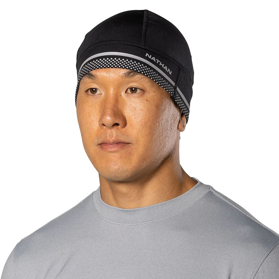 HYPERNIGHT Reflective Beanie Hat for Men & Women - High Visibility Winter Knit Cap for Running, Cycling, and Outdoor Safety