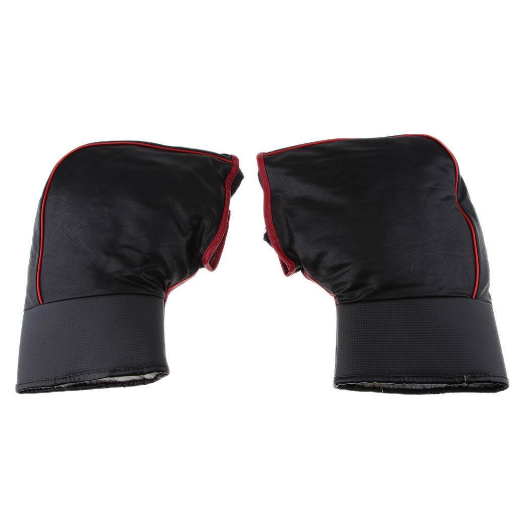 Motorcycle Scooter Handlebar Muffs - Windproof Protective Gloves Hand Warmers for Cold Weather Riding