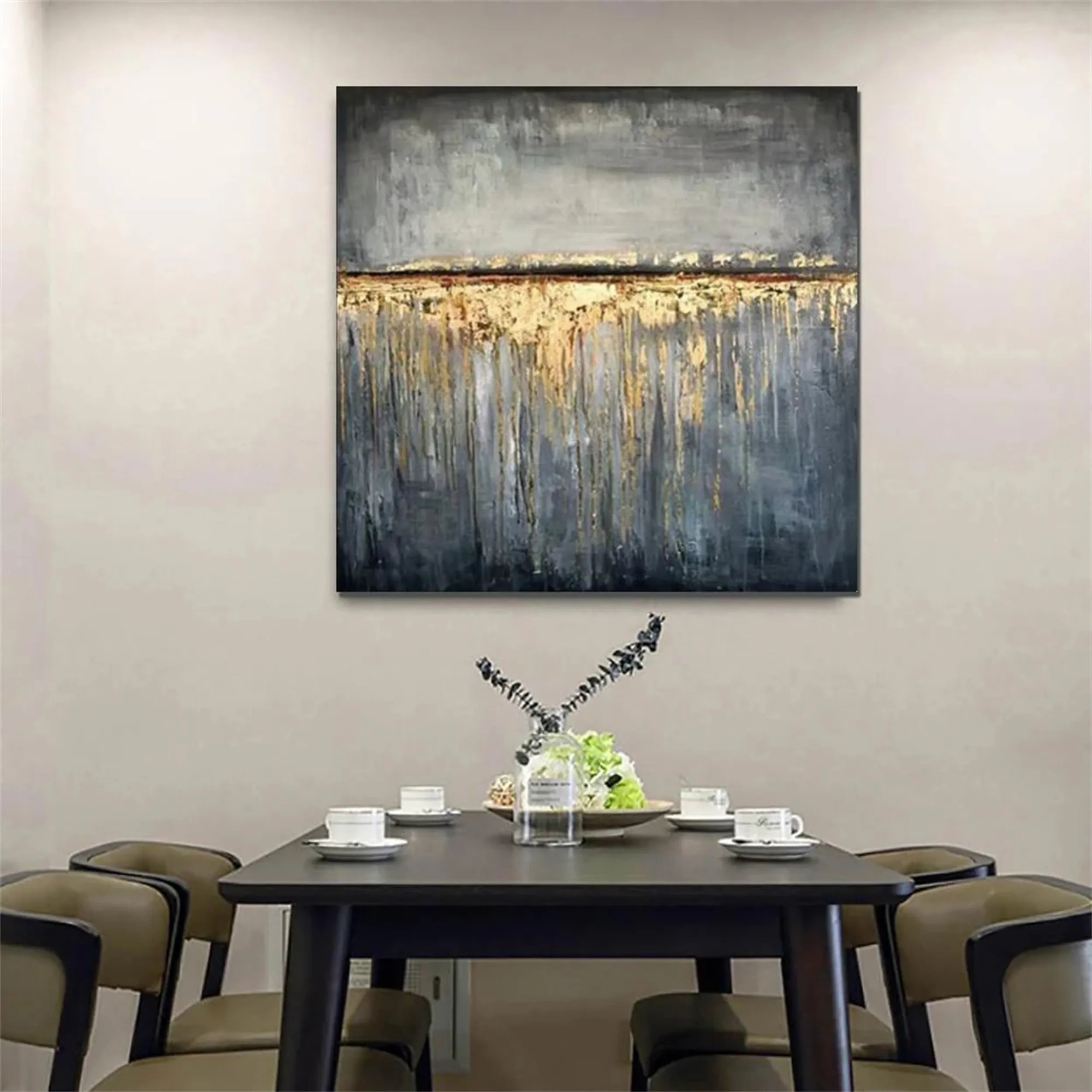 Abstract Painting #AB 126 - Modern Wall Art for Home & Office Decor | Perfect for Living Room, Bedroom, or Workspace