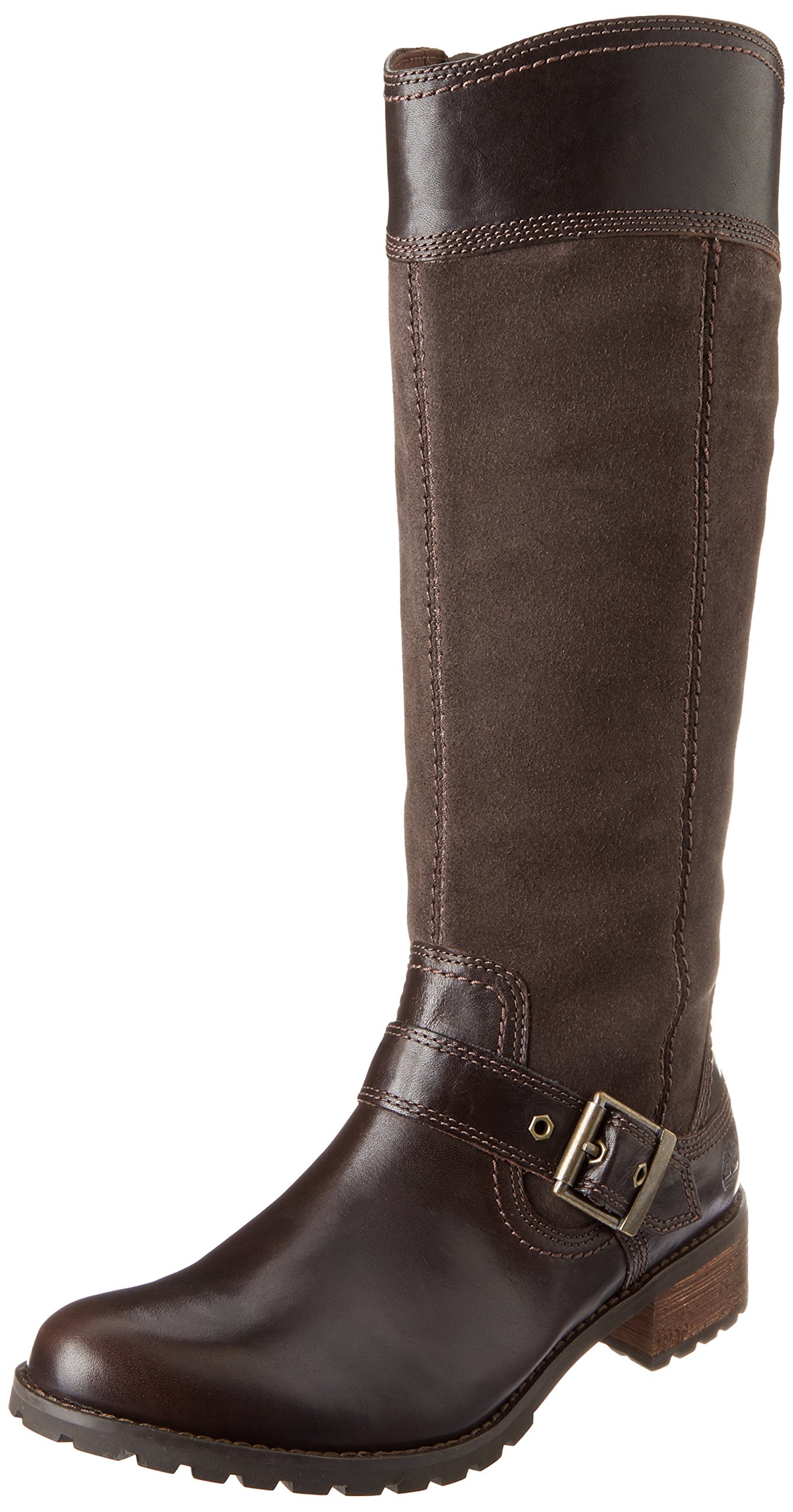 Timberland Women's EK Bethel Tall Harness Boot - Waterproof Leather Hiking Boots for Outdoor Adventures, Winter & Fall Fashion