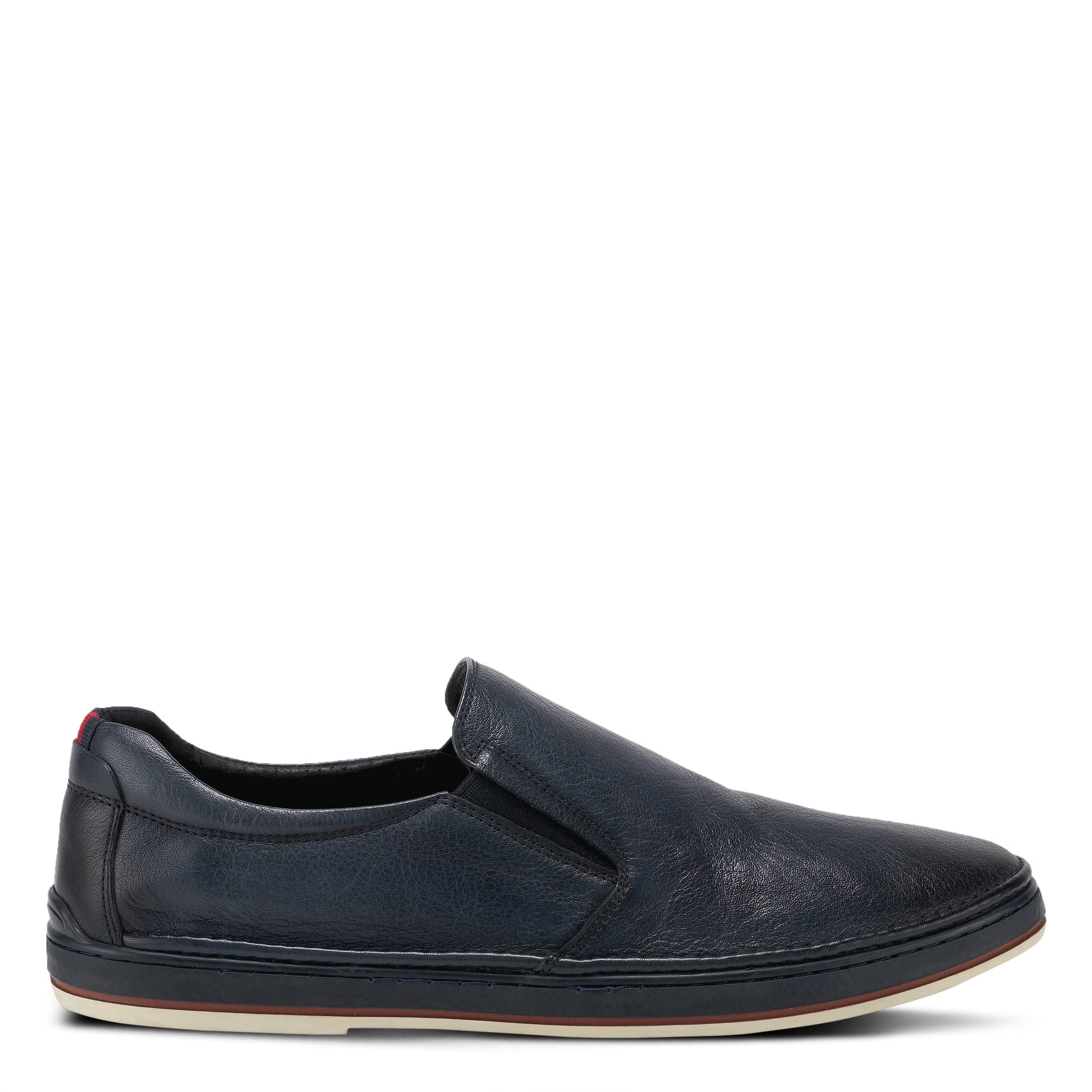 Spring Step Men's Lugano Slip-On Shoe - Comfortable Casual Loafers for Men | Breathable & Lightweight Walking Shoes | Perfect for Office, Travel & Everyday Wear