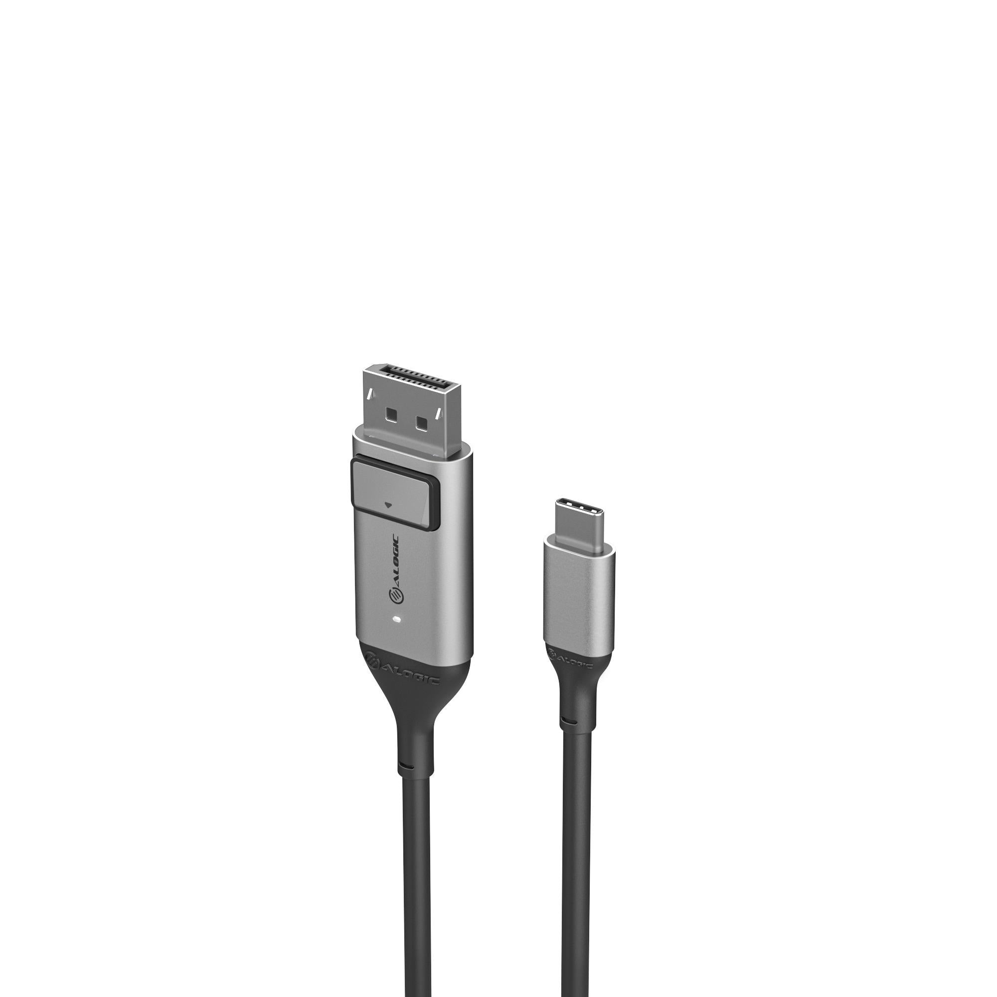 Alogic 1m USB-C to DisplayPort Cable - 4K@60Hz Ultra HD Video, High-Speed Data Transfer - Perfect for MacBook Pro, Dell XPS, Gaming Monitors & Home Office Setup
