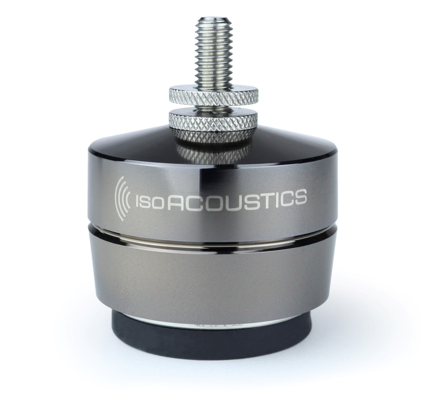 IsoAcoustics GAIA II Premium Cast Metal Speaker Isolation Stands - Set of 4 - Reduce Vibration & Improve Audio Clarity for Home Theater & Studio Monitors