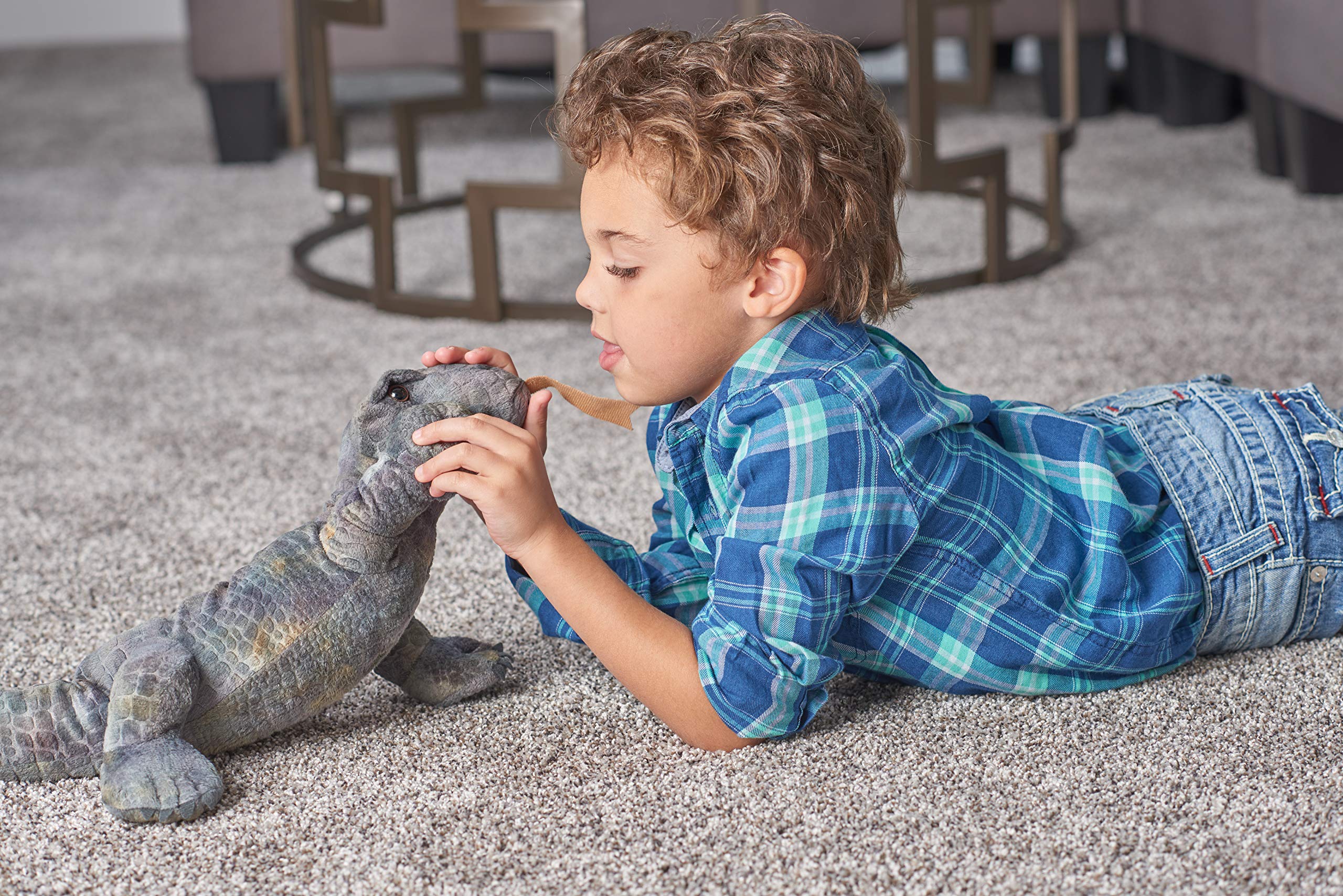 Wild Republic Komodo Dragon Plush Stuffed Animal - 12 Inch Soft Cuddly Toy for Kids | Perfect Gift for Birthday, Christmas & Cuddle Time | Realistic Komodo Dragon Plushie for Animal Lovers & Collectors