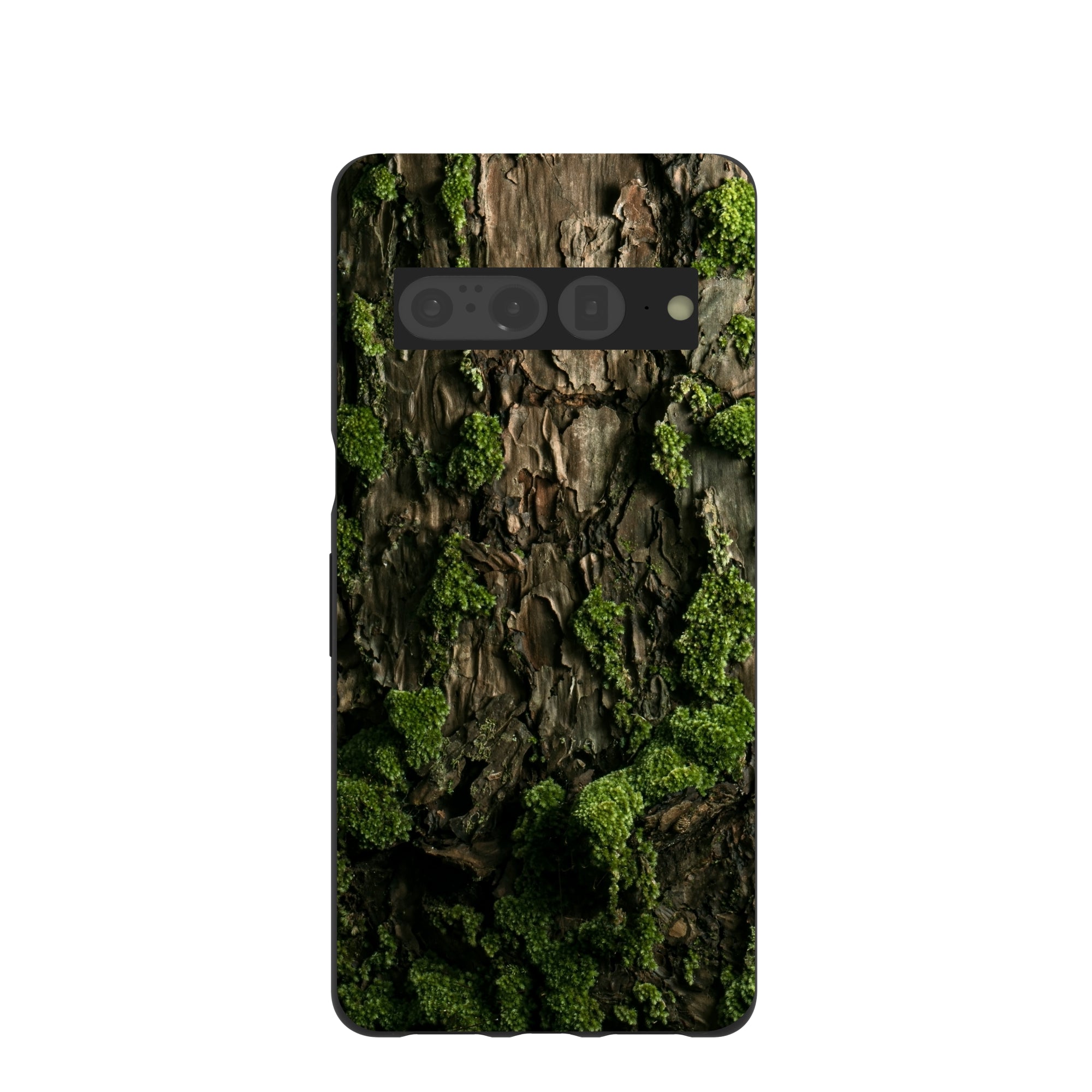 Premium Black Tree Bark Texture Phone Case for Google Pixel 7 Pro - Slim Protective Cover with Anti-Slip Grip | Perfect for Outdoor Adventures & Daily Use