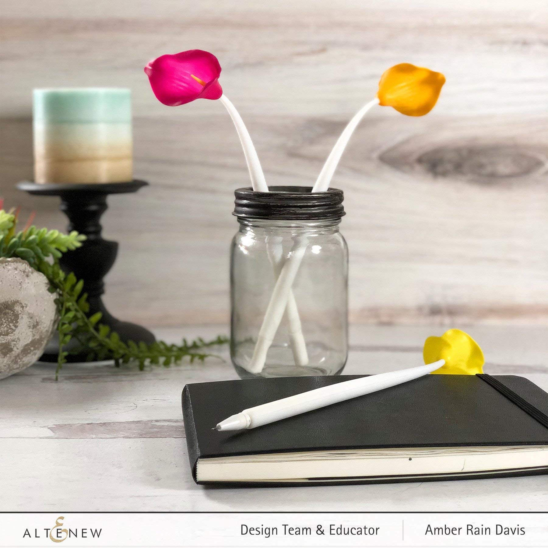 Altenew Flower Gel Pen Set - Calla Lily Design, Premium Silicone Craft Pens with Comfortable Grip, Unique Gift for Artists & Crafters | Perfect for Scrapbooking, Journaling & Handmade Card Making