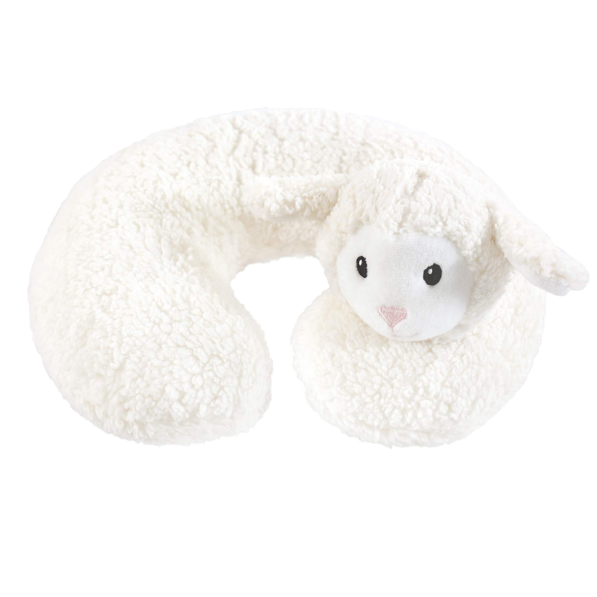 Hudson Baby Unisex Neck Pillow - Lamb for Travel & Sleep