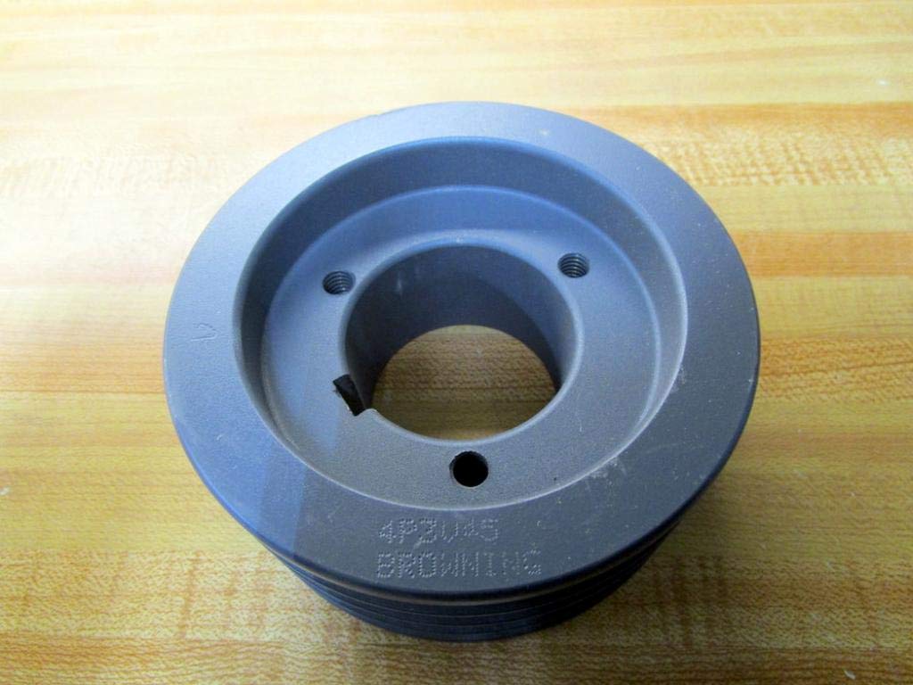 4P3V45 Split Taper Sheave - Cast Iron 4 Groove V-Belt Pulley for 3V Belts with P1 Bushing | Perfect for Industrial Machinery, HVAC Systems & Power Transmission Applications