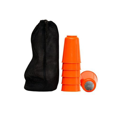 Aervoe 1189 LED Road Flare Safety Cone Adapter Kit - 4 Pack for Emergency Roadside Safety & Traffic Control