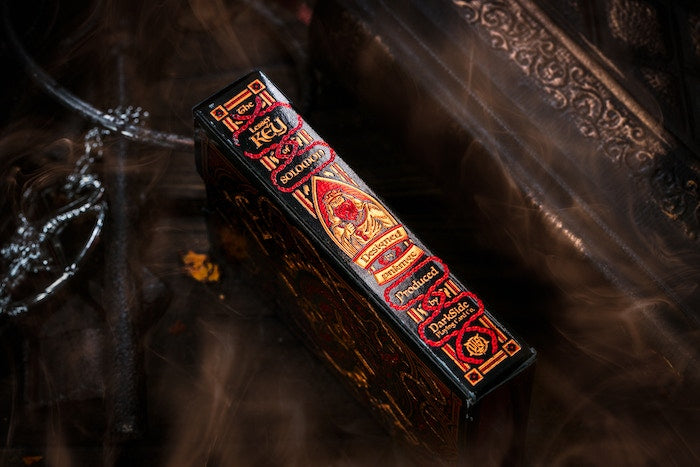 The Keys of Solomon Blood Pact Playing Cards - Occult Tarot Deck for Divination, Magic Rituals & Collectors | Perfect for Gothic Games, Spell Casting & Mystic Gatherings