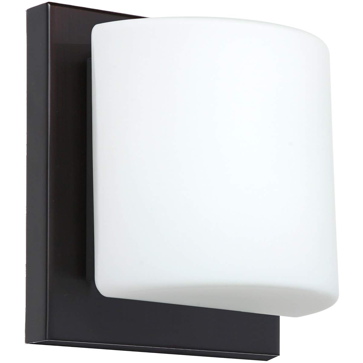 1WS-787307-LR-BR Paolo Collection LED Wall Sconce Light Fixture - Modern Single Light Wall Mount for Bedroom, Hallway & Living Room Lighting