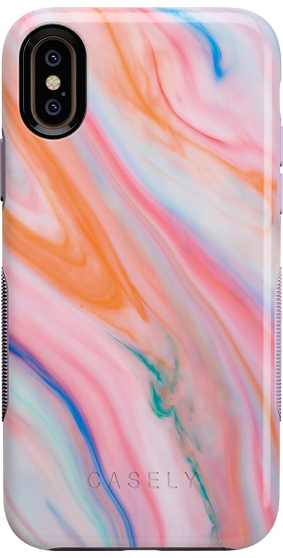 Rainbow Marble Swirl