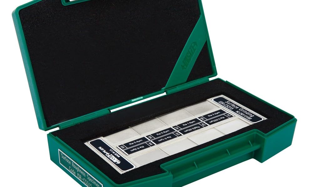 Surface Roughness Specimen Set - 30pcs Metal Surface Finish Standards Kit for Quality Control & Industrial Testing | Perfect for Manufacturing, Engineering & Laboratory Use