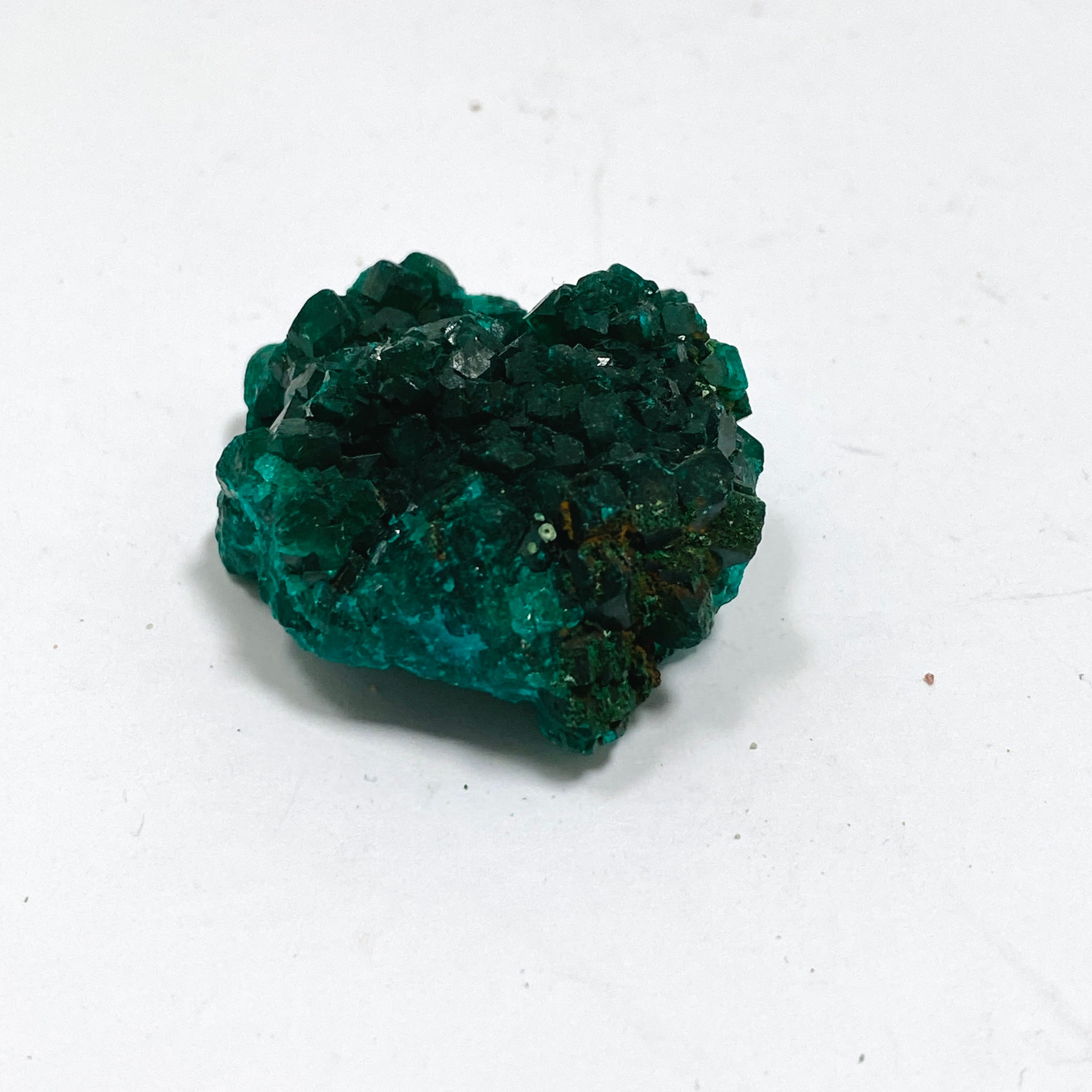 Natural Dioptase Crystal Specimen - DIOPS 03 | Rare Green Mineral Collection for Display, Healing & Meditation | Perfect for Gemstone Enthusiasts & Home Decor