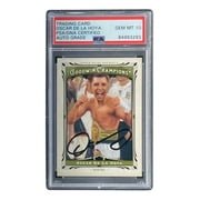 Oscar De La Hoya Autographed 2013 UD Goodwin Champions #130 Baseball Card - PSA/DNA Certified Gem Mint 10 - Perfect for Sports Memorabilia Collectors & Boxing Fans Display