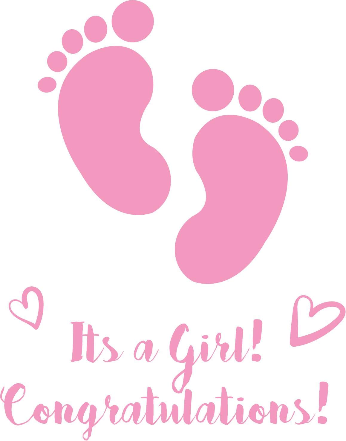 SEC Apparel Iron-On Baby Feet Patches - Baby Feet Design for Girls | Perfect for DIY Baby Clothes, Onesies, and Personalized Gifts