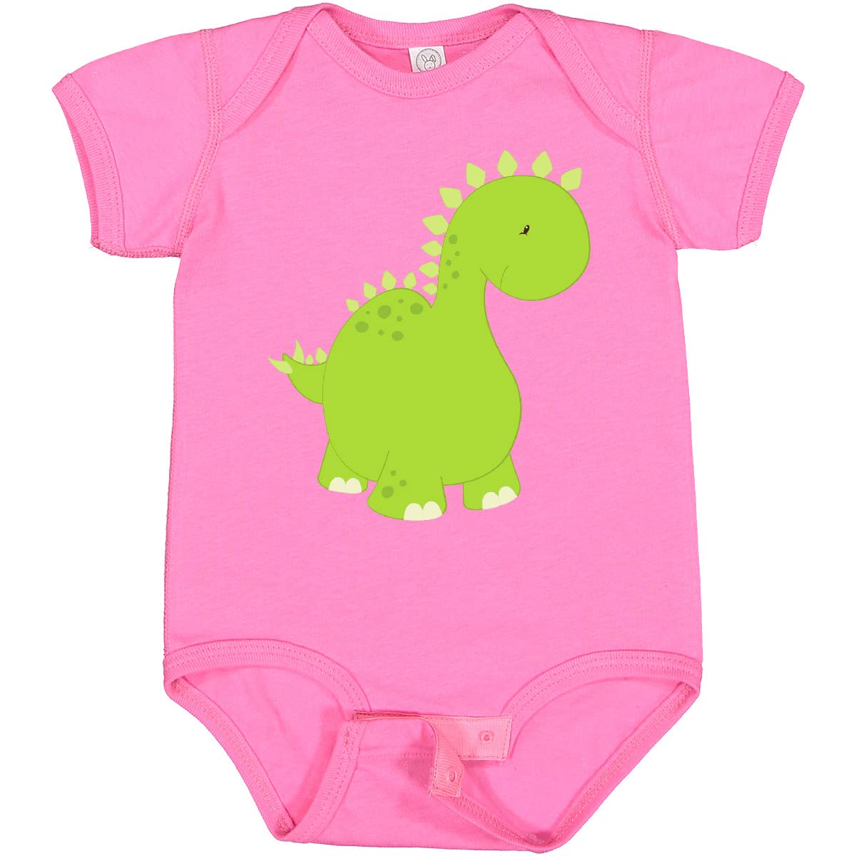 Inktastic Cute Dinosaur Baby Bodysuit - Adorable Stegosaurus Dino Onesie for Infants & Toddlers | Perfect for Playtime, Daycare & Dinosaur-Themed Birthday Parties
