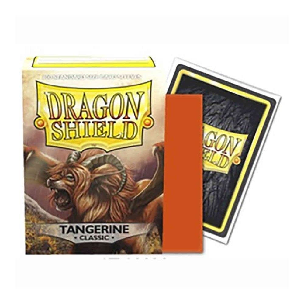 Dragon Shield Tangerine Sleeves - 100 Count Premium Card Protectors for MTG, Pokemon, and Yu-Gi-Oh! - Perfect for Gaming Tournaments & Collectible Card Storage